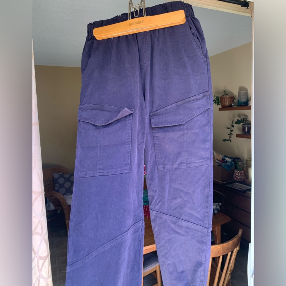 Navy utility pants from anthropologie sz M